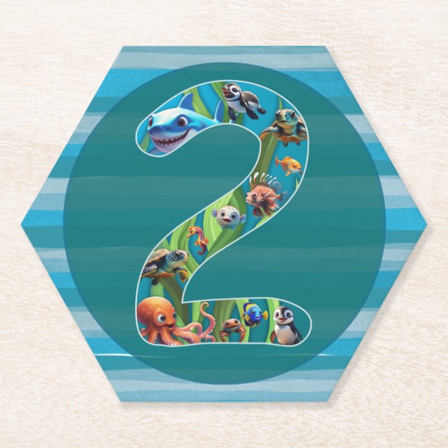 Two Year Old: Paper Coasters (Front)
