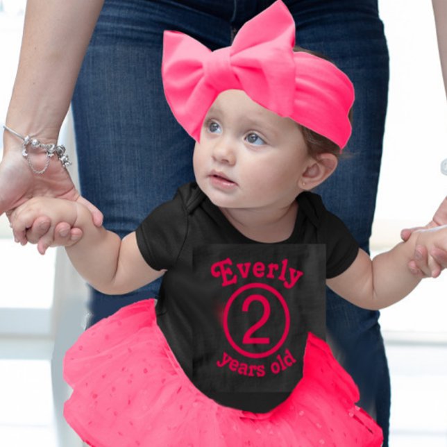 Two Years Old Personalised Pink Toddler T-Shirt (Creator Uploaded)