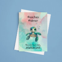 Two years old Turtle Birthday