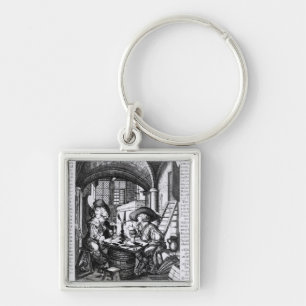 Two Young Noblemen Smoking, A Pro-Smoking Key Ring