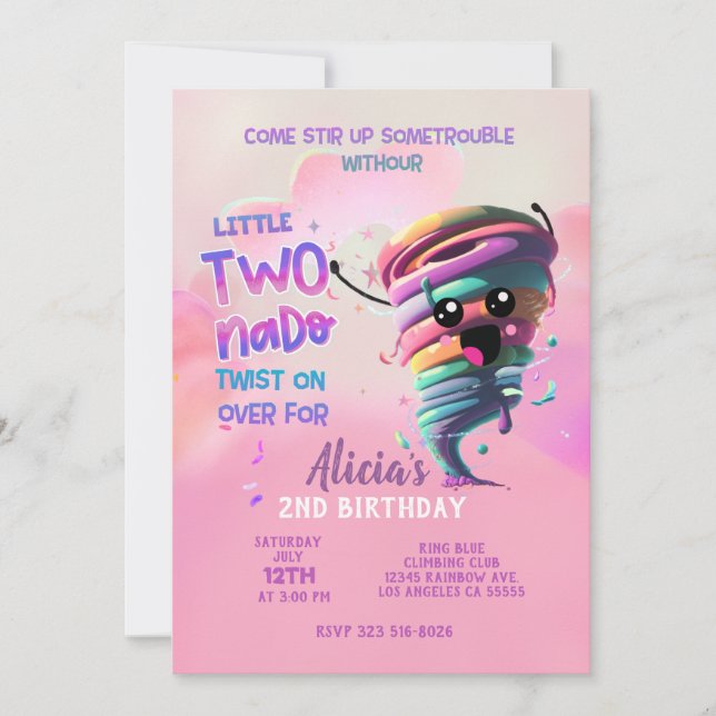 twonado Invitation (Front)