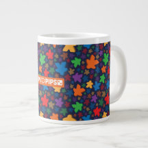 TwoPips: Meeple Print Jumbo Mug