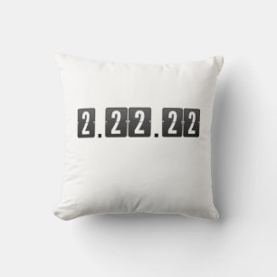 Twosday Tuesday February 2-22-22 Math Teacher Post Cushion