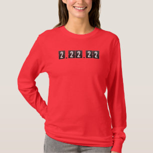 Twosday Tuesday February 2-22-22 Math Teacher T-Shirt