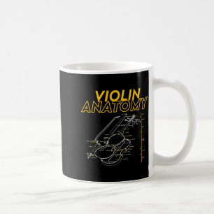 Twoset Violin Violin Anatomy Drawing Diagram Limit Coffee Mug
