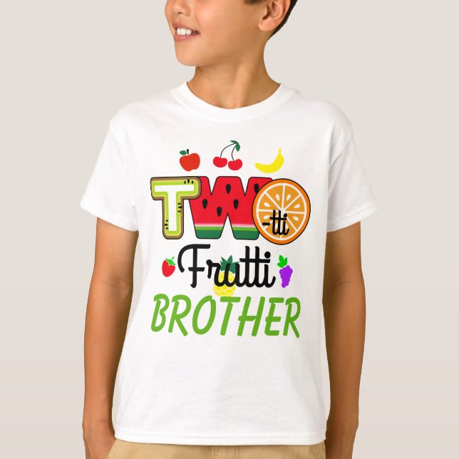 Twotti Fruitti Birthday Girl | Brother T-Shirt (Front)