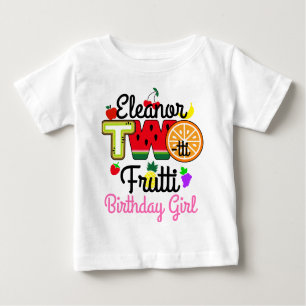 Twotti Fruitti Birthday Girl Pink Tuitti Fruity Baby T-Shirt