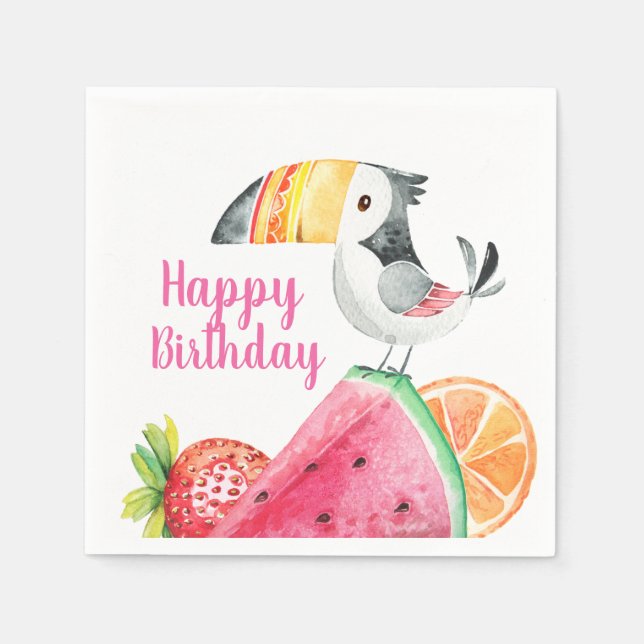 Twotti Fruitti Napkins (Front)