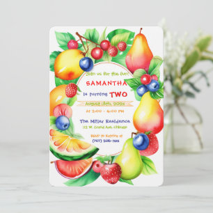 Twotti Frutti Birthday Party template