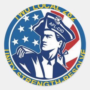 TWU Local 282 Classic Round Sticker