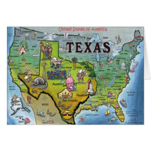 TX USA Map