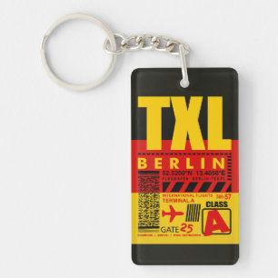 TXL Tegel Berlin Airport Key Ring