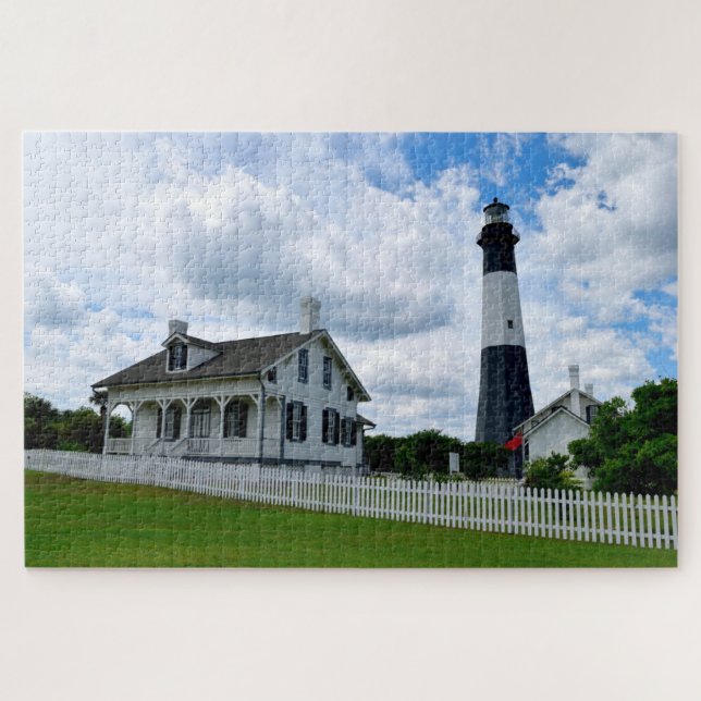 Tybee Island, Georgia Lighthouse Jigsaw Puzzle (Horizontal)