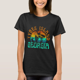 Tybee Island Georgia Surfing Beach Ocean Waves Sur T-Shirt
