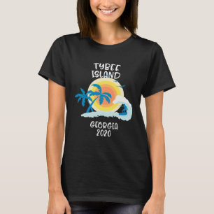 Tybee Island Georgia Vacation Surf Beach Family Tr T-Shirt