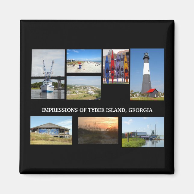 Tybee Island Georiga Magnet (Front)