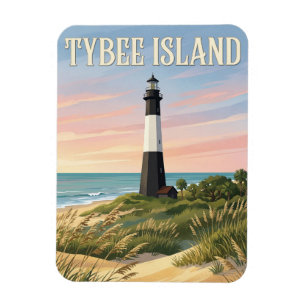 Tybee Island Light Magnet