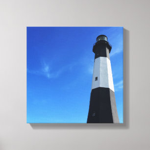 tybee island lighthouse canvas print