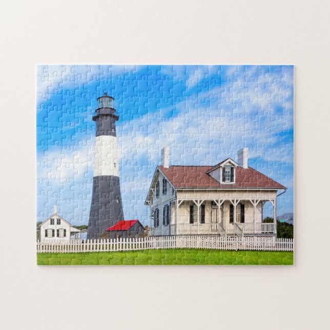 Tybee Island Lighthouse - Georgia Coast Puzzle (Horizontal)