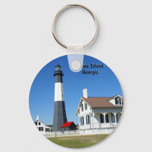Tybee Island Lighthouse Key Ring