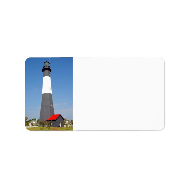 Tybee Island Lighthouse Label (Front)
