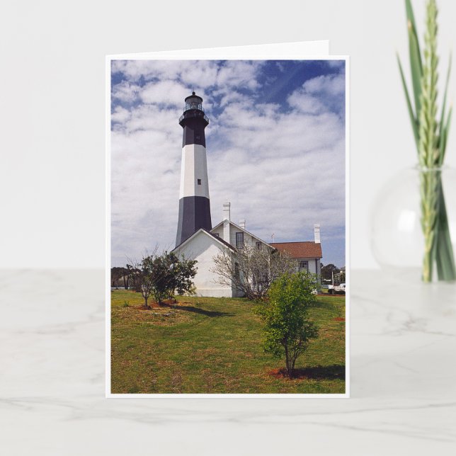 Tybee Island Lighthouse Note Card (Front)