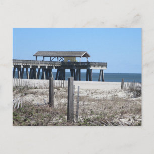 Tybee Island Pier Postcard