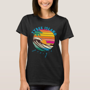 Tybee Island Retro 1980s Style Georgia Beach T-Shirt