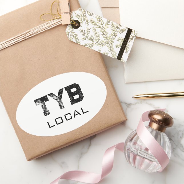 Tybee Local Oval Sticker (Gifting)