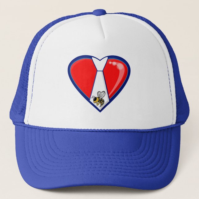 TYBEE LOVE TRUCKER HAT (Front)