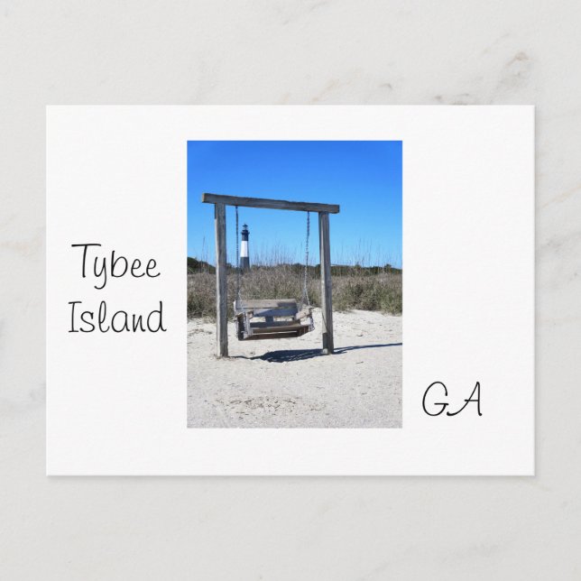 Tybee Swing Postcard (Front)
