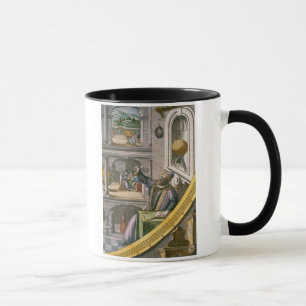 Tycho Brahe (1546-1601) aged 40, amongst his astro Mug