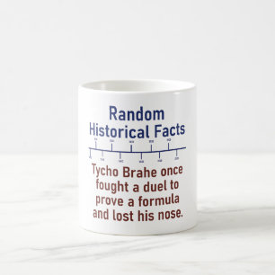 Tycho Brahe Once Fought A Duel  - History Fact Coffee Mug