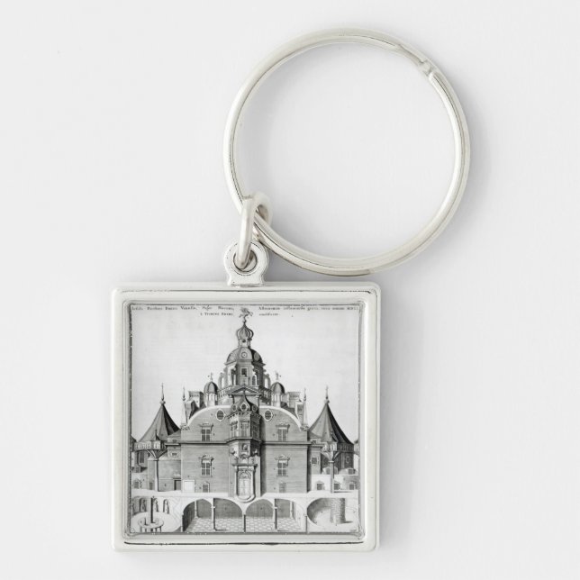 Tycho Brahe's observatory Uraniborg Key Ring (Front)