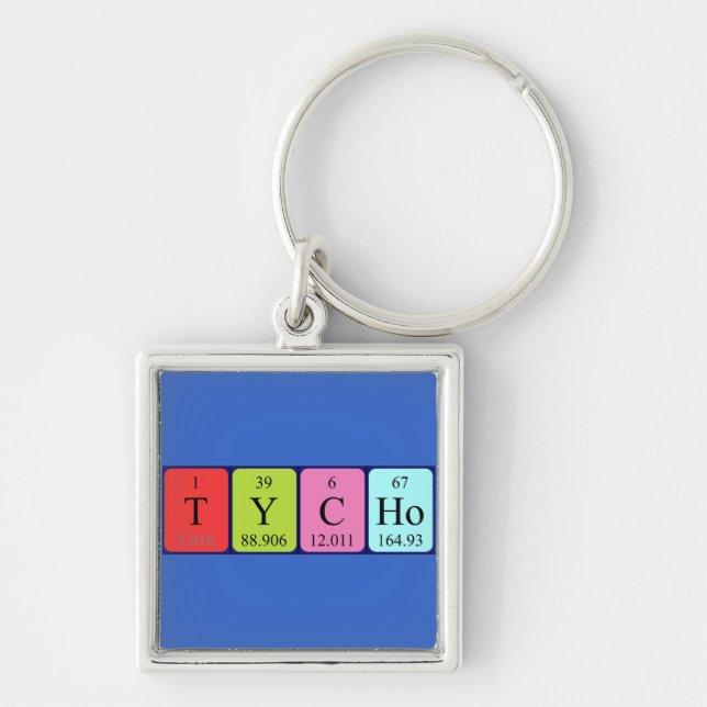 Tycho periodic table name keyring (Front)