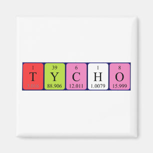 Tycho periodic table name magnet