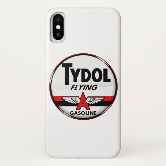 Tydol Flying Gasoline sign Crystal version Case-Mate iPhone Case (Back)
