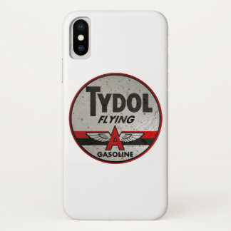 Tydol Flying Gasoline vintage sign rusted version iPhone X Case