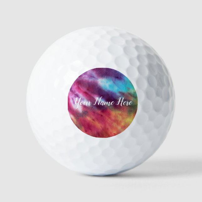Tye Dye # 10 Golf Balls (Front)