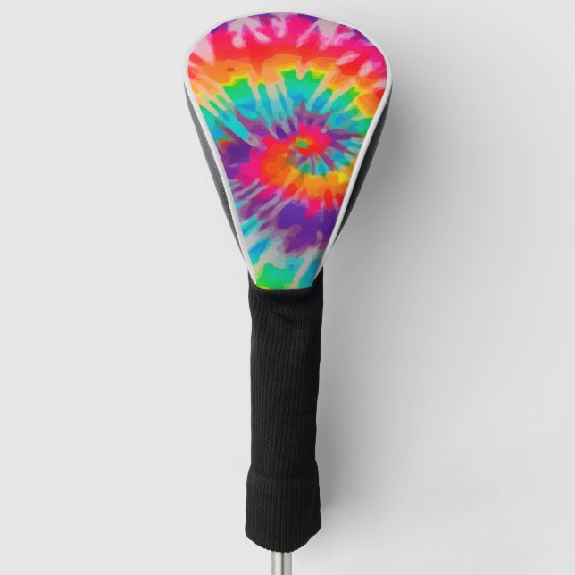 Tye-Dye-3 Golf Head Cover (Front)