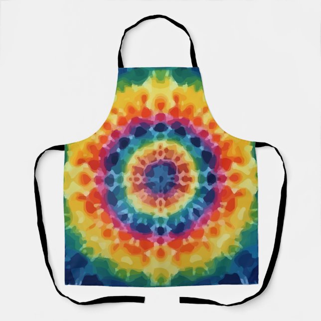 Tye-Dye-4 All-Over Print Apron (Front)