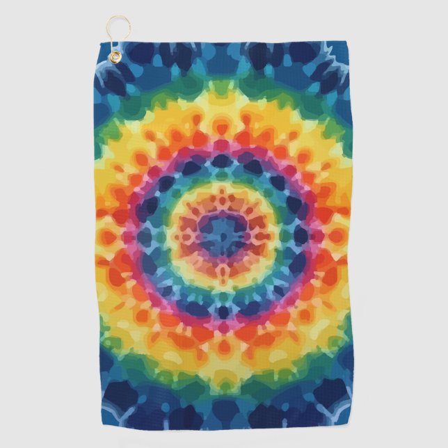 Tye-Dye-4 Golf Towel (Front)