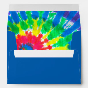 TYE DYE BaR Mitzvah Invitation Matching Envelope