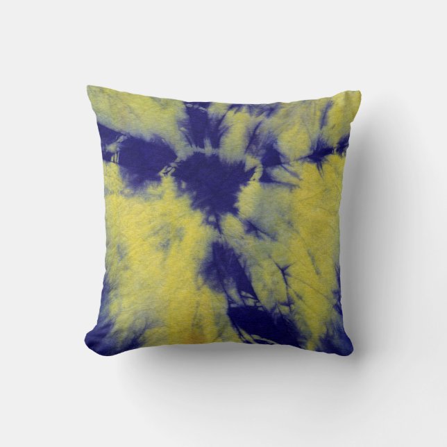 Tye Dye Composition #11 by Michael Moffa Cushion (Front)