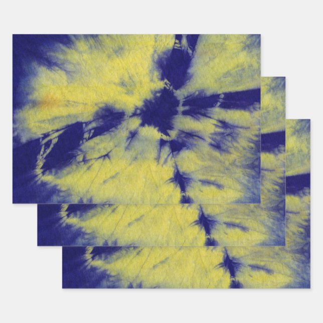 Tye Dye Composition #11 by Michael Moffa Wrapping Paper Sheet (Set)