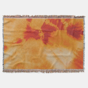 Tye Dye Composition #12 by Michael Moffa Throw Blanket