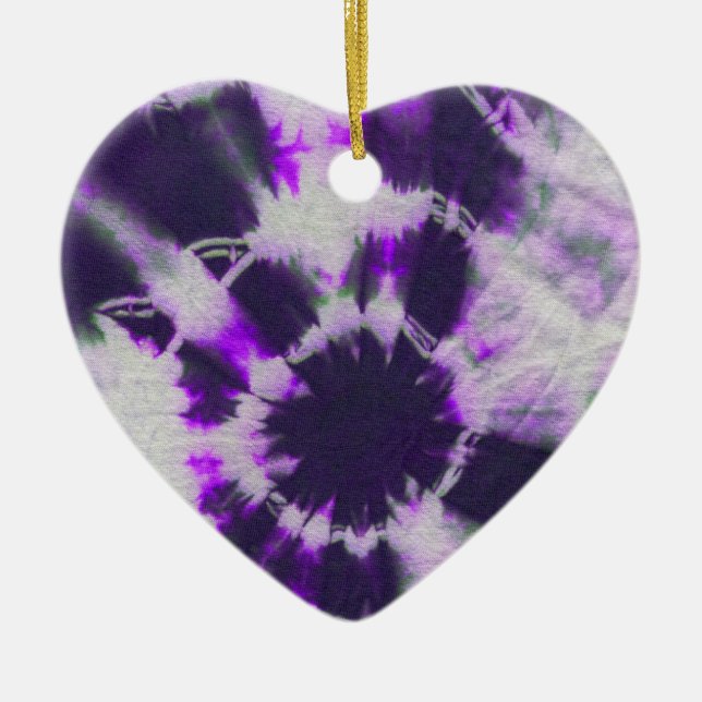 Tye Dye Composition #1 by Michael Moffa Ceramic Ornament (Front)