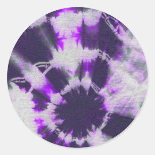 Tye Dye Composition #1 by Michael Moffa Classic Round Sticker