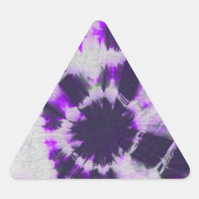 Tye Dye Composition #1 by Michael Moffa Triangle Sticker (Front)