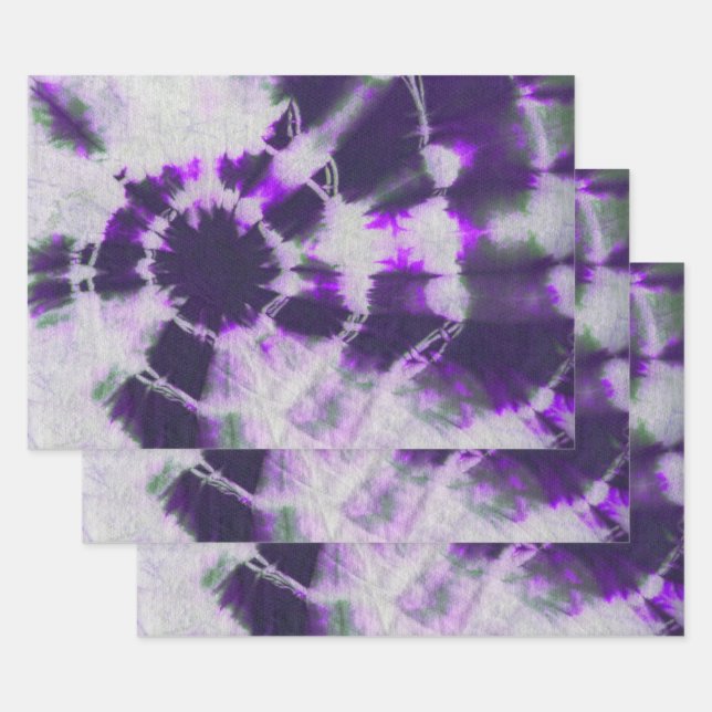 Tye Dye Composition #1 by Michael Moffa Wrapping Paper Sheet (Set)